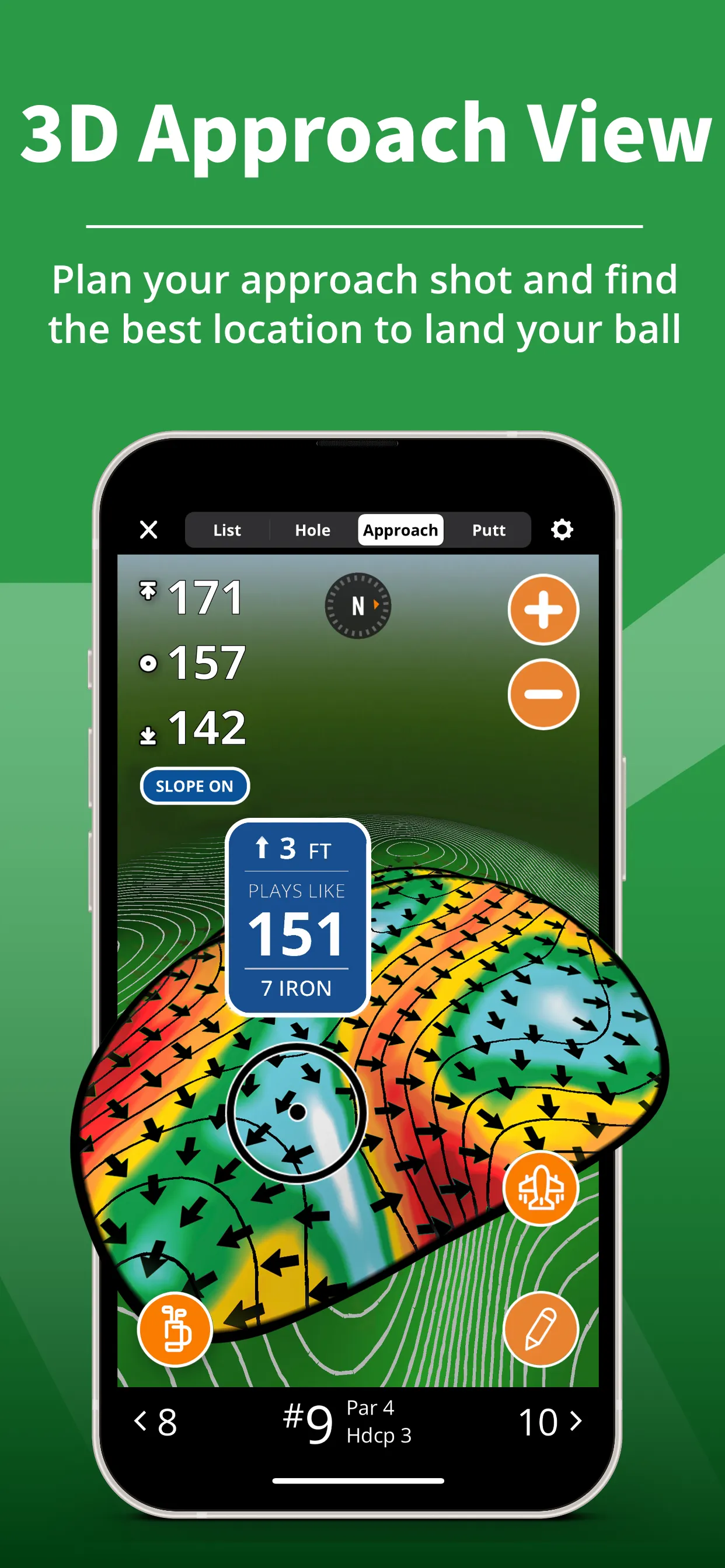 GLX App store Mockup Slide — GolfLogix case study